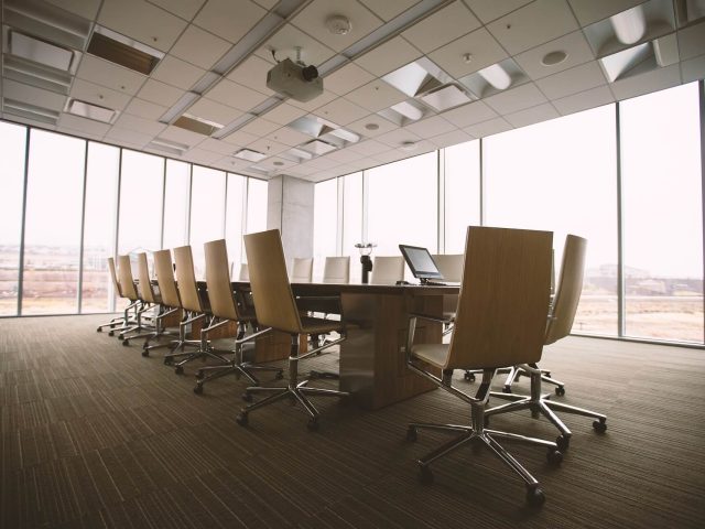 Photo of freshly cleaned Long Island office.